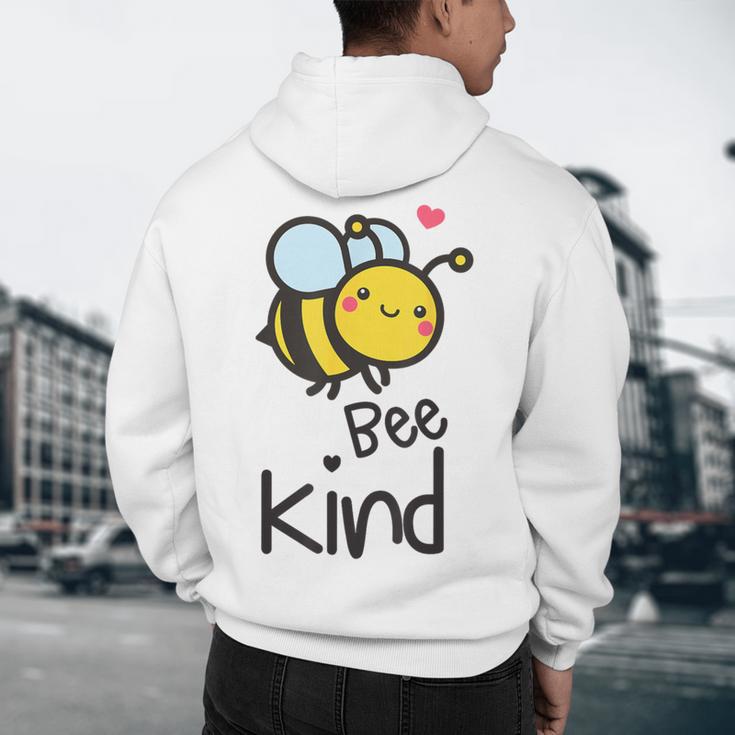 Bee Kind Bumble Bee Anti Bullying Teacher Kindness Matters Men's Hoodie Back Print, novelty gifts, funny gifts Bee Kind Bumble Bee Anti Bullying Teacher Kindness Matters Men's Hoodie Back Print, novelty gifts, funny gifts