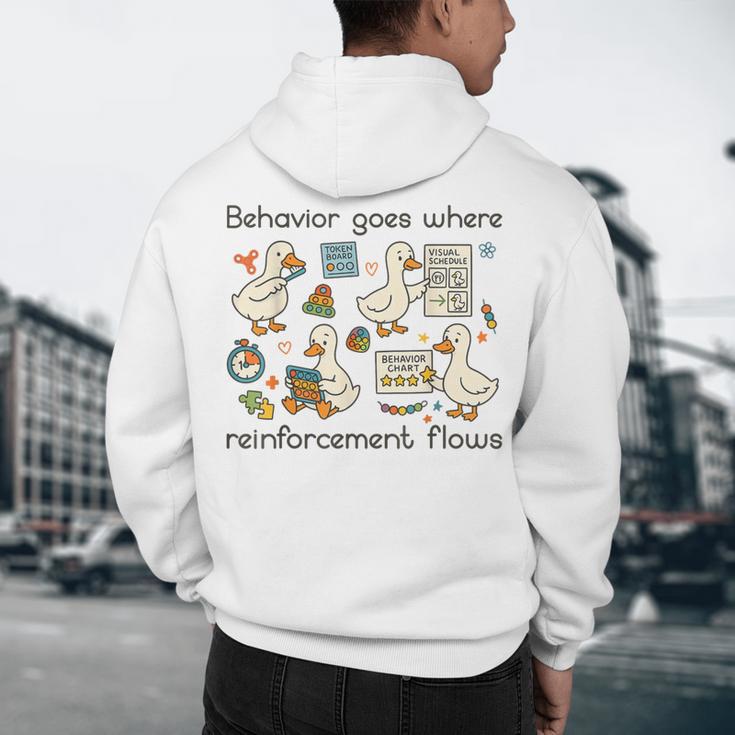 Behavior Analyst Silly Goose RBT ABA Therapy Sped Teacher Men's Hoodie Back Print, novelty gifts, funny gifts Behavior Analyst Silly Goose RBT ABA Therapy Sped Teacher Men's Hoodie Back Print, novelty gifts, funny gifts