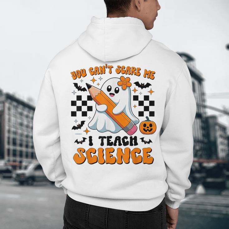 You Can't Scare Me I Teach Science Retro Teacher Halloween Men's Hoodie Back Print, novelty gifts, funny gifts You Can't Scare Me I Teach Science Retro Teacher Halloween Men's Hoodie Back Print, novelty gifts, funny gifts