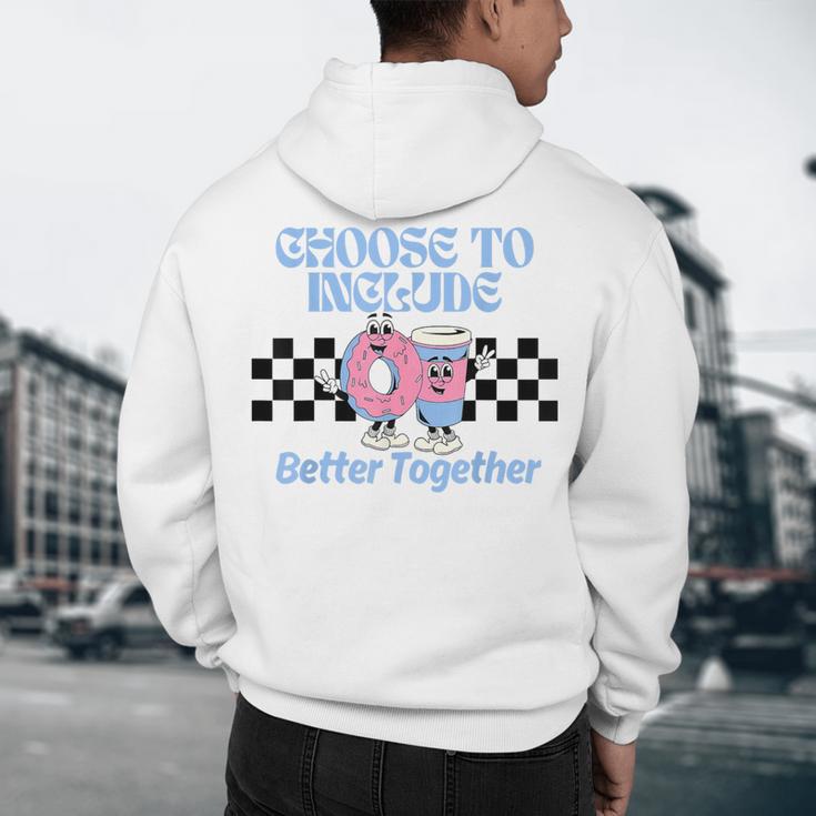Choose To Include Special Education Teacher Autism Awareness Men's Hoodie Back Print, novelty gifts, funny gifts Choose To Include Special Education Teacher Autism Awareness Men's Hoodie Back Print, novelty gifts, funny gifts
