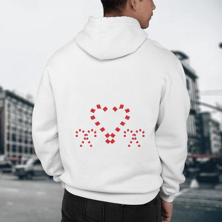 Christmas Candy Cane Work Of Heart Fourth 4th Grade Teacher Men's Hoodie Back Print, novelty gifts, funny gifts Christmas Candy Cane Work Of Heart Fourth 4th Grade Teacher Men's Hoodie Back Print, novelty gifts, funny gifts