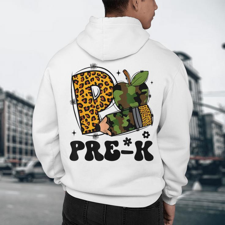 Cute Camo Pre K Back To School Teacher Kid Preschool Men's Hoodie Back Print, novelty gifts, funny gifts Cute Camo Pre K Back To School Teacher Kid Preschool Men's Hoodie Back Print, novelty gifts, funny gifts