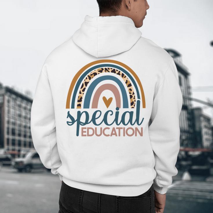 Cute Special Education Leopard Print SPED Teacher Idea Men's Hoodie Back Print, novelty gifts, funny gifts Cute Special Education Leopard Print SPED Teacher Idea Men's Hoodie Back Print, novelty gifts, funny gifts