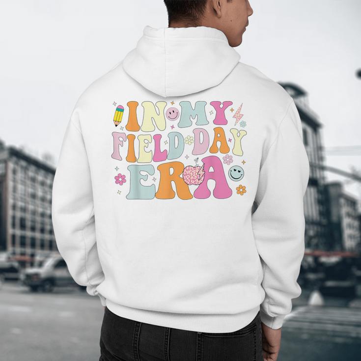 In My Field Day Era Teacher Kids Cute Groovy Field Day Men's Hoodie Back Print, novelty gifts, funny gifts