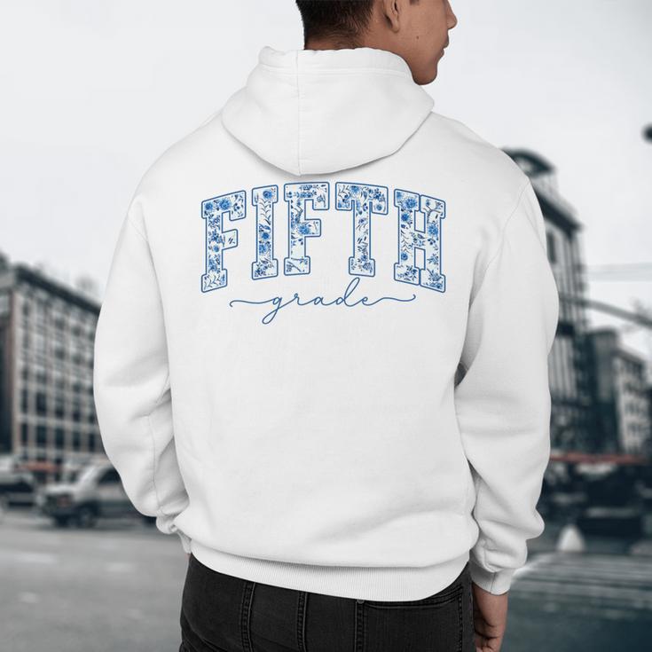 Fifth Grade Toile De Jouy Back To School Teachers Kids Men's Hoodie Back Print, novelty gifts, funny gifts Fifth Grade Toile De Jouy Back To School Teachers Kids Men's Hoodie Back Print, novelty gifts, funny gifts
