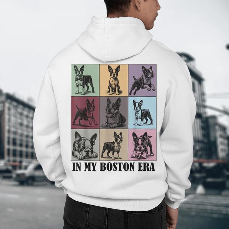 Funny Boston Terrier Quote In My Boston Terrier Era Cool Dog Men Women Men's Hoodie Back Print, novelty gifts, funny gifts