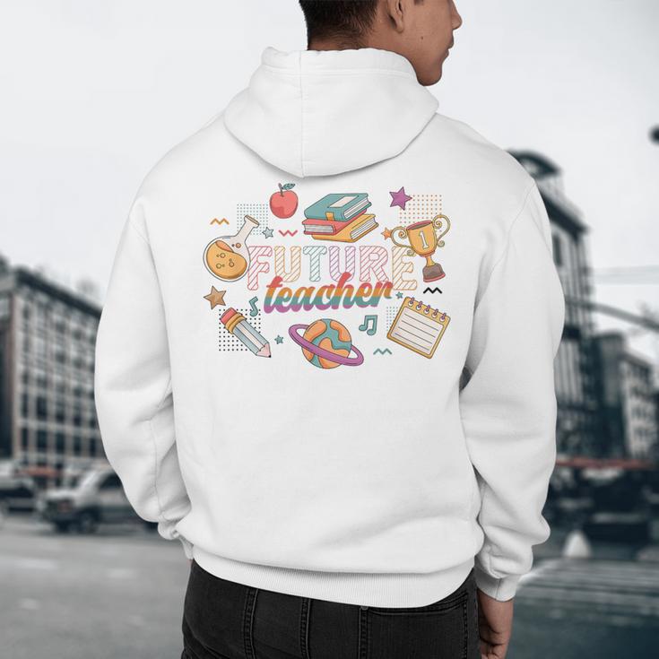 Future Teacher Costume For Kids Men's Hoodie Back Print, novelty gifts, funny gifts Future Teacher Costume For Kids Men's Hoodie Back Print, novelty gifts, funny gifts