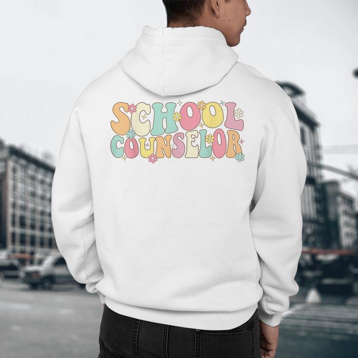 Groovy School Counselor Back To School Teacher Counseling Men's Hoodie Back Print, novelty gifts, funny gifts Groovy School Counselor Back To School Teacher Counseling Men's Hoodie Back Print, novelty gifts, funny gifts