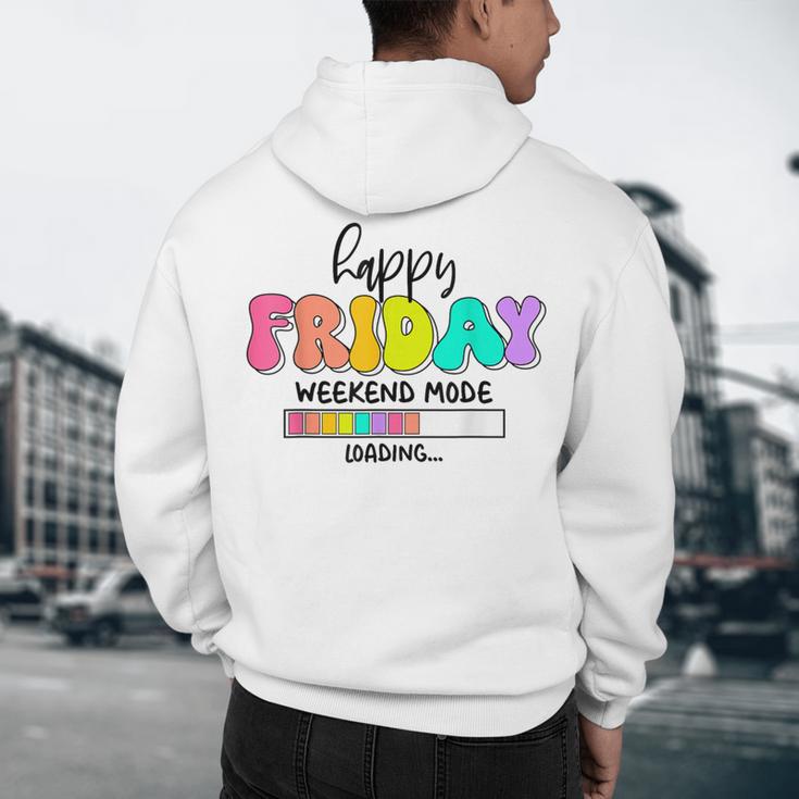Happy Friyay Teacher School Friday Weekend Vibes Men's Hoodie Back Print, novelty gifts, funny gifts Happy Friyay Teacher School Friday Weekend Vibes Men's Hoodie Back Print, novelty gifts, funny gifts