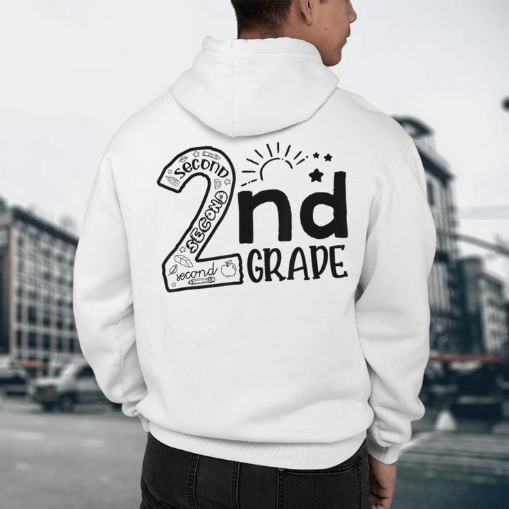 Hello On To 2nd Grade Teachers Boys And Team Secound Grade Men's Hoodie Back Print, novelty gifts, funny gifts Hello On To 2nd Grade Teachers Boys And Team Secound Grade Men's Hoodie Back Print, novelty gifts, funny gifts