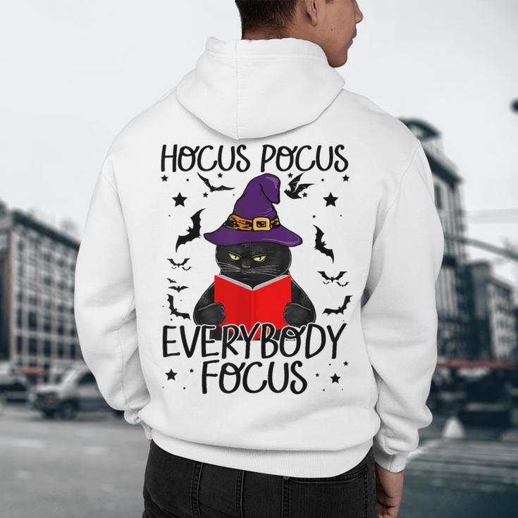 Hocus Pocus Everybody Focus Halloween Teacher For Men Women Men's Hoodie Back Print, novelty gifts, funny gifts Hocus Pocus Everybody Focus Halloween Teacher For Men Women Men's Hoodie Back Print, novelty gifts, funny gifts