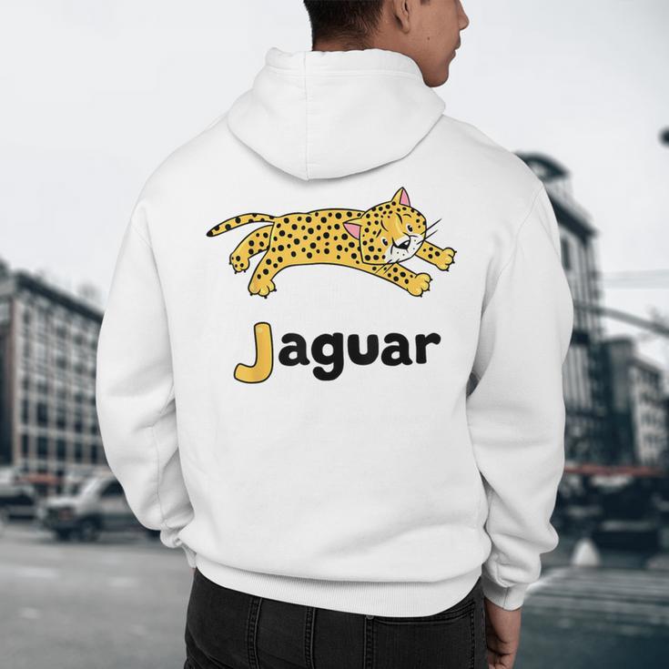 J Is For Jaguar ABC Alphabet T-Shirt For Teachers Students Men's Hoodie Back Print, novelty gifts, funny gifts J Is For Jaguar ABC Alphabet T-Shirt For Teachers Students Men's Hoodie Back Print, novelty gifts, funny gifts