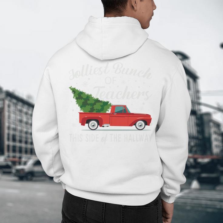 Jolliest Bunch Of Teachers This Side Of The Hallway Men's Hoodie Back Print, novelty gifts, funny gifts Jolliest Bunch Of Teachers This Side Of The Hallway Men's Hoodie Back Print, novelty gifts, funny gifts