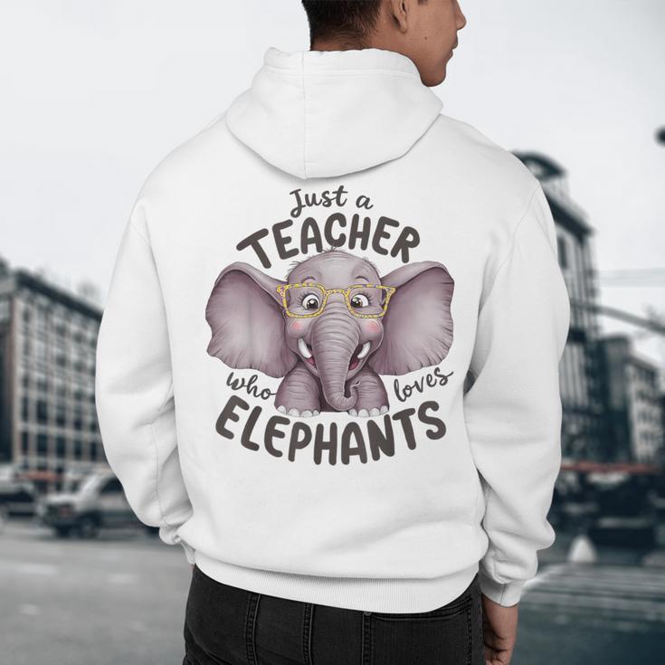 Just a Teacher Who Loves Elephants Elephant Lover Educator Men's Hoodie Back Print, novelty gifts, funny gifts Just a Teacher Who Loves Elephants Elephant Lover Educator Men's Hoodie Back Print, novelty gifts, funny gifts