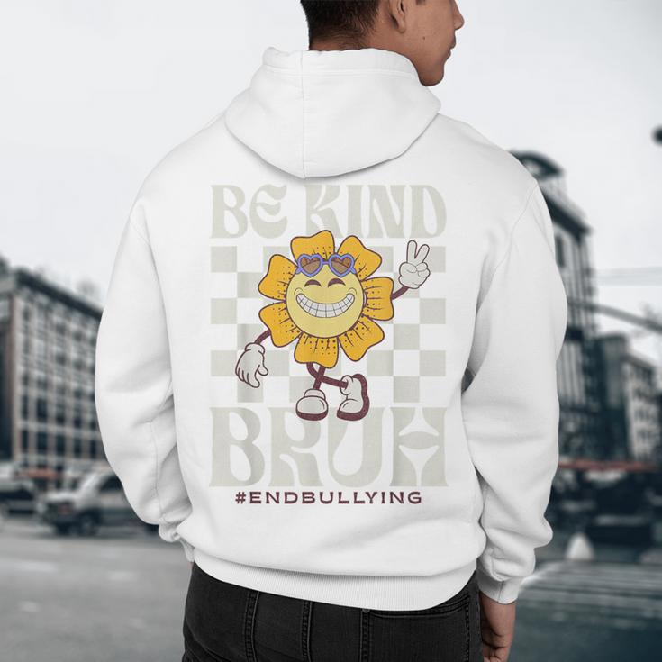 Be Kind Unity Day Orange Anti Bullying For Kids Teachers Men's Hoodie Back Print, novelty gifts, funny gifts