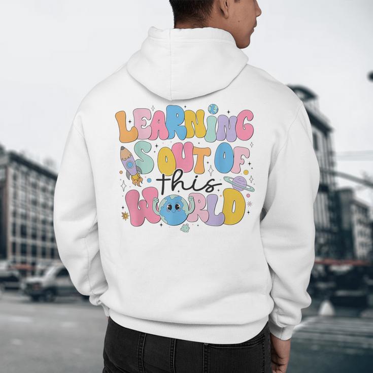 Learning Is Out Of This World Solar System Science Teacher Men's Hoodie Back Print, novelty gifts, funny gifts Learning Is Out Of This World Solar System Science Teacher Men's Hoodie Back Print, novelty gifts, funny gifts