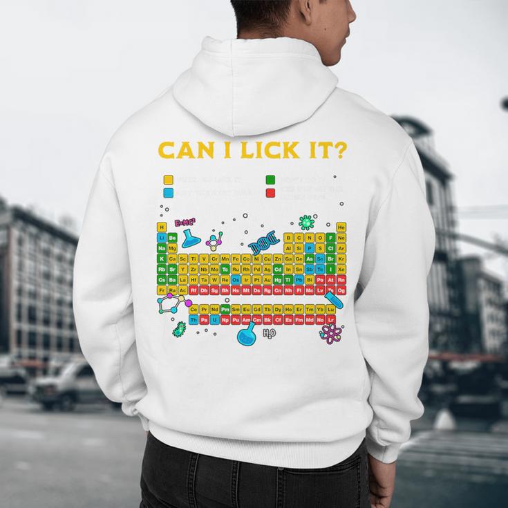Can I Lick It Periodic Table Science Teacher Student Premium Tri-Blend Men's Hoodie Back Print, novelty gifts, funny gifts Can I Lick It Periodic Table Science Teacher Student Premium Tri-Blend Men's Hoodie Back Print, novelty gifts, funny gifts