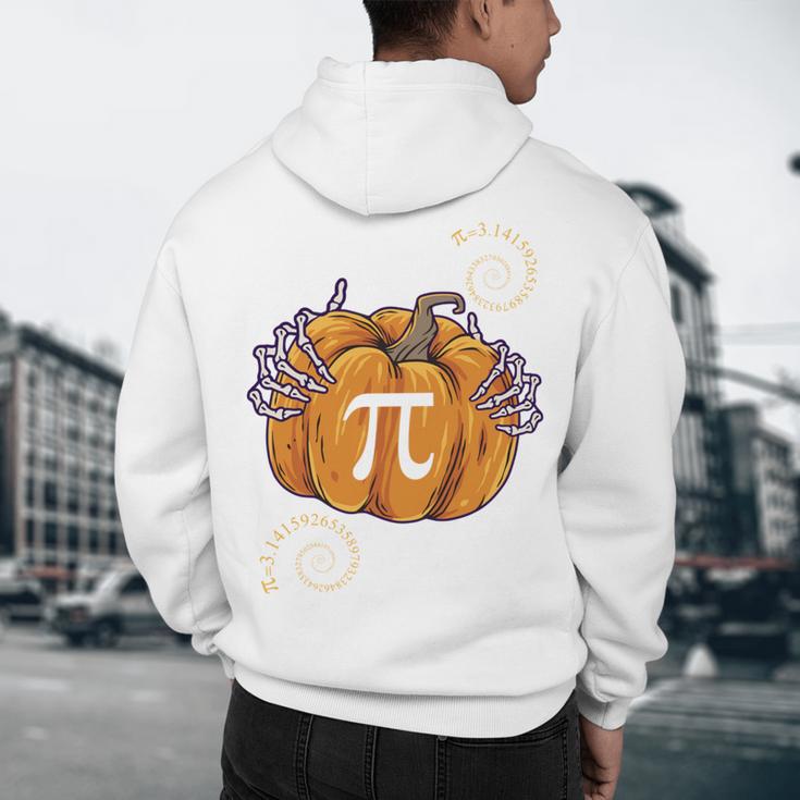 Pi Day Pumpkin Pi Math Teacher Halloween Costume Men's Hoodie Back Print, novelty gifts, funny gifts Pi Day Pumpkin Pi Math Teacher Halloween Costume Men's Hoodie Back Print, novelty gifts, funny gifts
