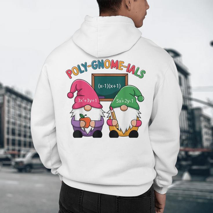 Poly-Gnome-Ials Algebra Teacher Calcul Teacher Men's Hoodie Back Print, novelty gifts, funny gifts Poly-Gnome-Ials Algebra Teacher Calcul Teacher Men's Hoodie Back Print, novelty gifts, funny gifts