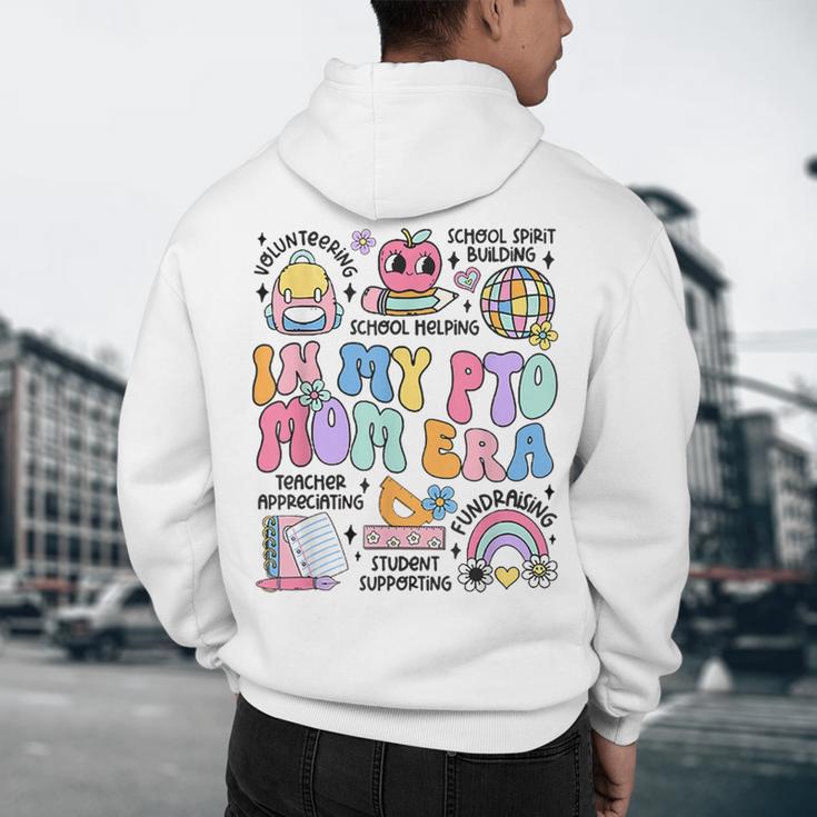 Retro In My PTO Mom Era Parent Organization Team Teacher Men's Hoodie Back Print, novelty gifts, funny gifts Retro In My PTO Mom Era Parent Organization Team Teacher Men's Hoodie Back Print, novelty gifts, funny gifts