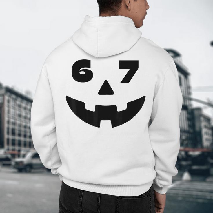 Six Seven Halloween Costume For Students Teachers 6 7 Men's Hoodie Back Print, novelty gifts, funny gifts Six Seven Halloween Costume For Students Teachers 6 7 Men's Hoodie Back Print, novelty gifts, funny gifts
