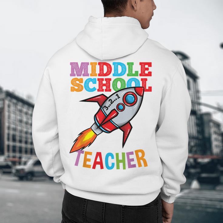 Space Middle School Teacher Back To School Men Women Kids Men's Hoodie Back Print, novelty gifts, funny gifts Space Middle School Teacher Back To School Men Women Kids Men's Hoodie Back Print, novelty gifts, funny gifts