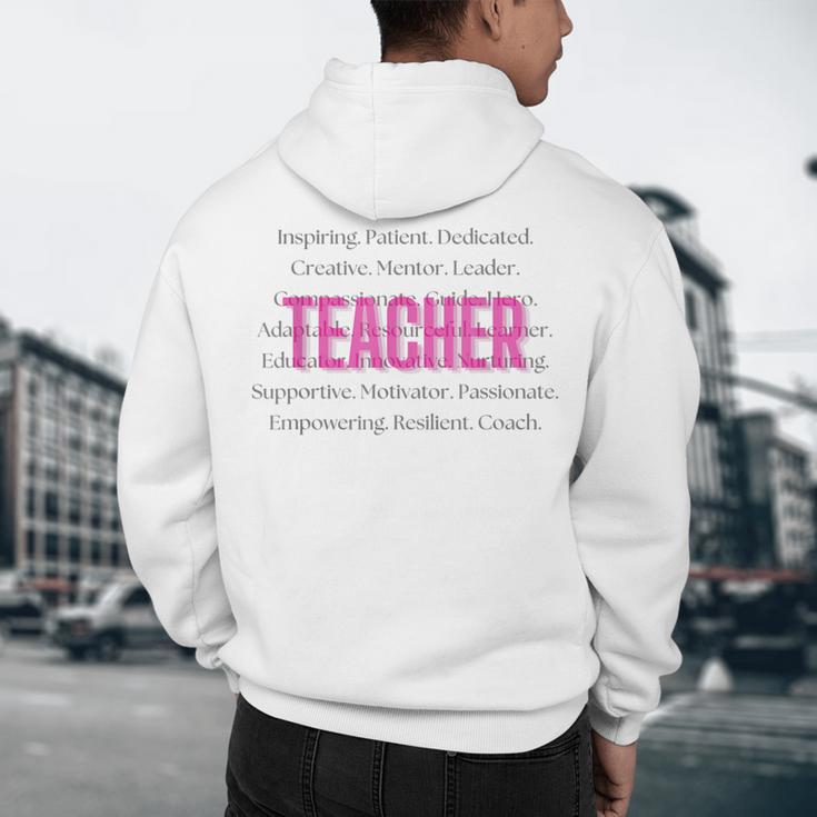 TEACH Inspirational Teacher Comfortable & Stylish T-Shirt Men's Hoodie Back Print, novelty gifts, funny gifts TEACH Inspirational Teacher Comfortable & Stylish T-Shirt Men's Hoodie Back Print, novelty gifts, funny gifts