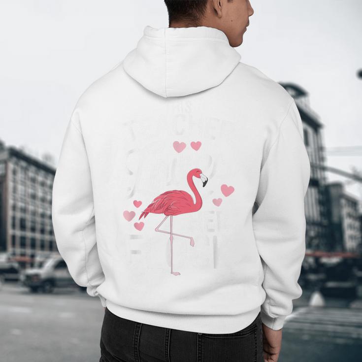 This Teacher Loves Her Flock Flamingo Teacher Class Men's Hoodie Back Print, novelty gifts, funny gifts This Teacher Loves Her Flock Flamingo Teacher Class Men's Hoodie Back Print, novelty gifts, funny gifts