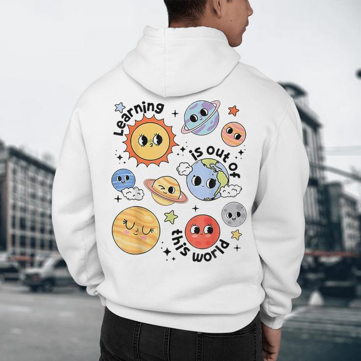 Teacher Space Science Learning Is Out Of World Solar System Men's Hoodie Back Print, novelty gifts, funny gifts Teacher Space Science Learning Is Out Of World Solar System Men's Hoodie Back Print, novelty gifts, funny gifts