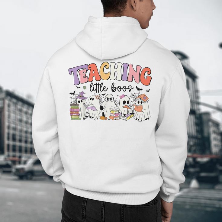 Teaching My Little Boos Teacher Ghost Teacher Halloween For Men Women Kids Men's Hoodie Back Print, novelty gifts, funny gifts