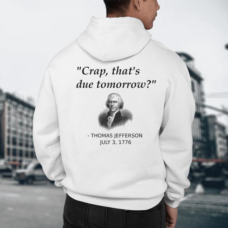 Thomas Jefferson USA History Teacher Student Men's Hoodie Back Print, novelty gifts, funny gifts Thomas Jefferson USA History Teacher Student Men's Hoodie Back Print, novelty gifts, funny gifts