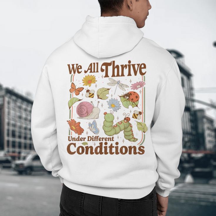 We All Thrive Under Different Conditions SPED Teacher Men's Hoodie Back Print, novelty gifts, funny gifts We All Thrive Under Different Conditions SPED Teacher Men's Hoodie Back Print, novelty gifts, funny gifts