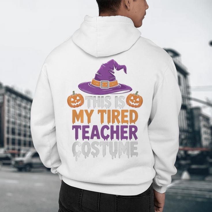 This Is My Tired Teacher Costume Halloween Premium Tri-Blend Men's Hoodie Back Print, novelty gifts, funny gifts This Is My Tired Teacher Costume Halloween Premium Tri-Blend Men's Hoodie Back Print, novelty gifts, funny gifts