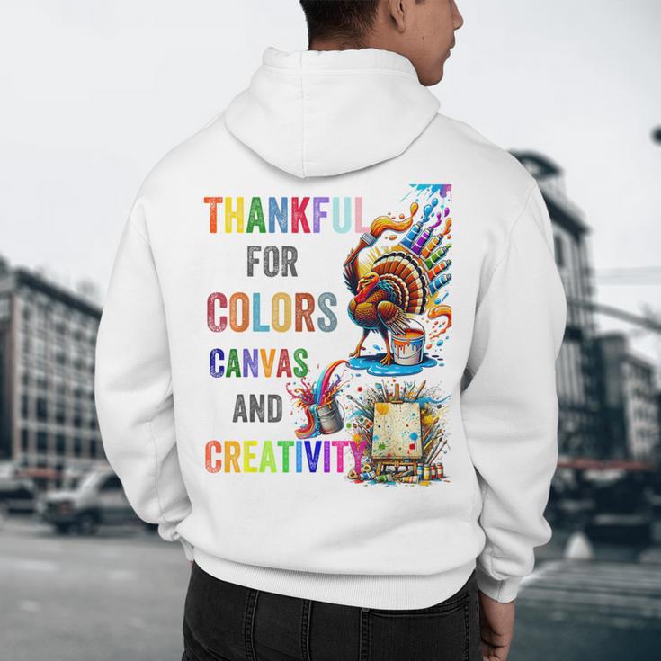 Turkey Thanksgiving Art Teacher Costume Tee For Artists Men's Hoodie Back Print, novelty gifts, funny gifts Turkey Thanksgiving Art Teacher Costume Tee For Artists Men's Hoodie Back Print, novelty gifts, funny gifts