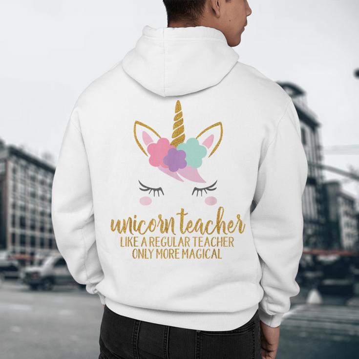 Unicorn Teacher Shirt For Women School Teacher Men's Hoodie Back Print, novelty gifts, funny gifts Unicorn Teacher Shirt For Women School Teacher Men's Hoodie Back Print, novelty gifts, funny gifts