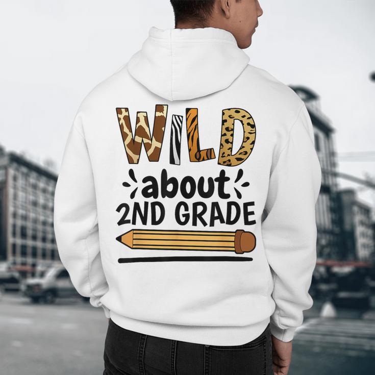Wild About 2Nd Grade School Grade Teacher Men's Hoodie Back Print, novelty gifts, funny gifts Wild About 2Nd Grade School Grade Teacher Men's Hoodie Back Print, novelty gifts, funny gifts