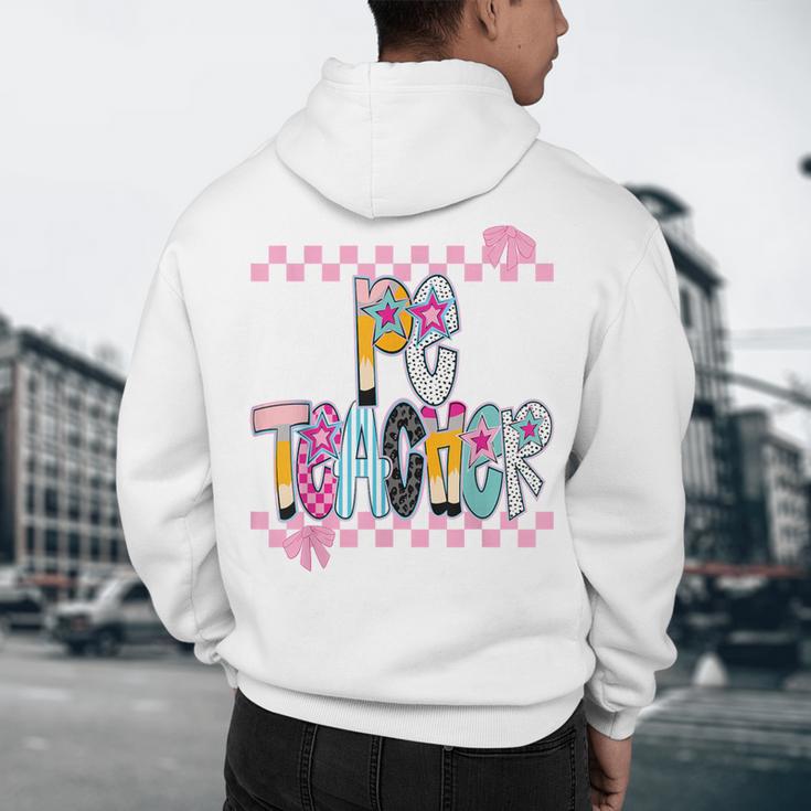 Women PE Teacher Back To School Physical Education Teacher Men's Hoodie Back Print, novelty gifts, funny gifts Women PE Teacher Back To School Physical Education Teacher Men's Hoodie Back Print, novelty gifts, funny gifts