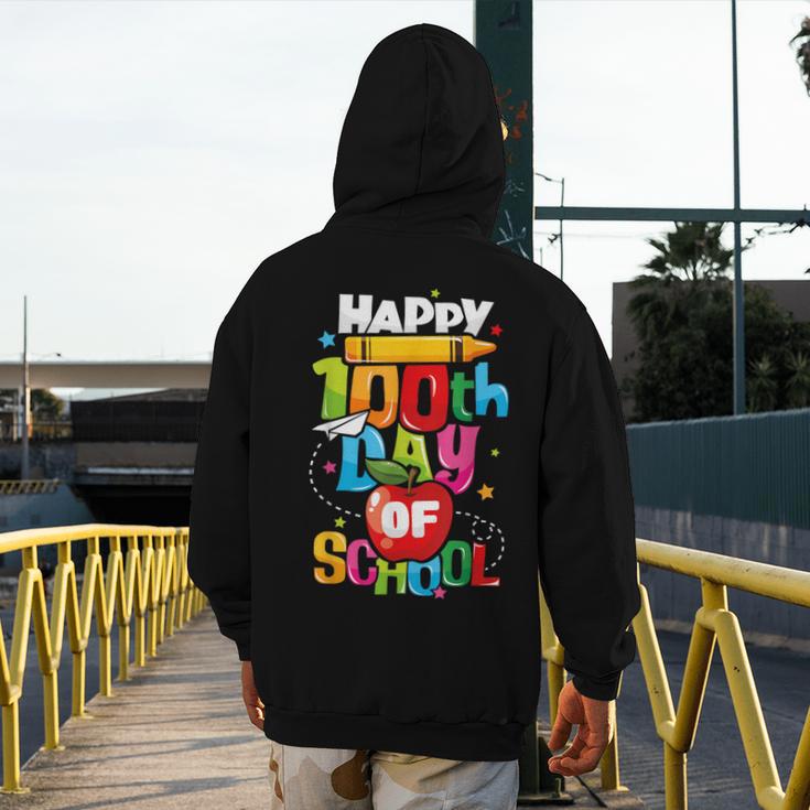 100th Day Of School Teachers Kids Child Happy 100 Days Men's Hoodie Back Print, funny design 100th Day Of School Teachers Kids Child Happy 100 Days Men's Hoodie Back Print, funny design