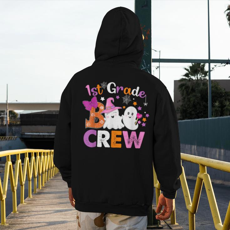 1st Grade Boo Crew First Grade Halloween Costume Teacher Kid Men's Hoodie Back Print, First Grade Teacher Gifts, funny design 1st Grade Boo Crew First Grade Halloween Costume Teacher Kid Men's Hoodie Back Print, First Grade Teacher Gifts, funny design
