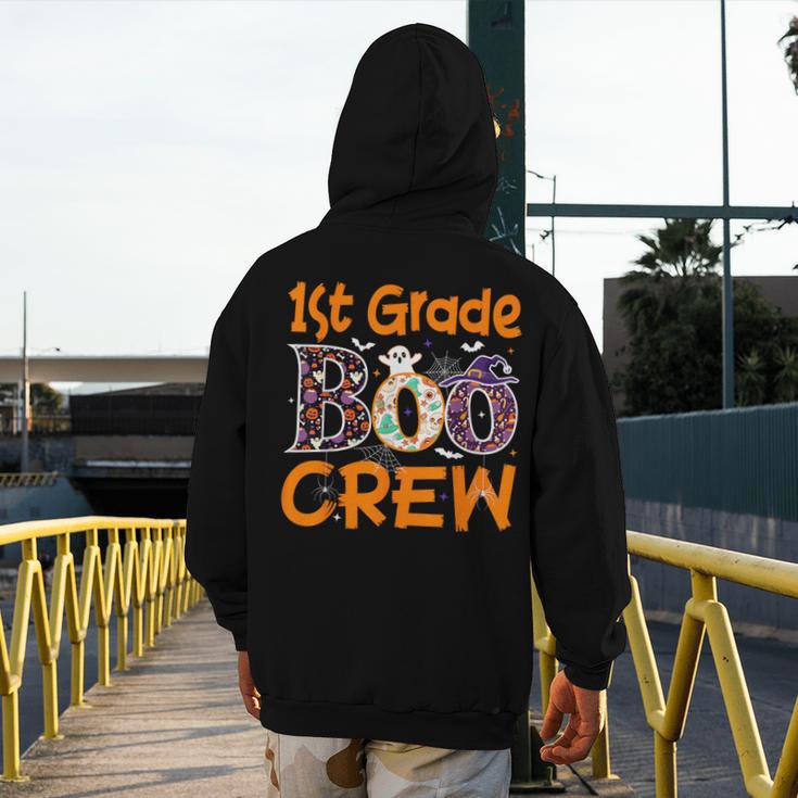 1st Grade Boo Crew First Grade Halloween Teacher Men's Hoodie Back Print, First Grade Teacher Gifts, funny design 1st Grade Boo Crew First Grade Halloween Teacher Men's Hoodie Back Print, First Grade Teacher Gifts, funny design