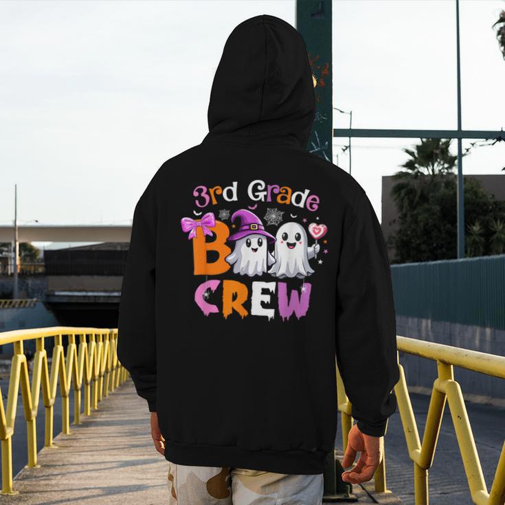 3rd Grade Boo Crew Third Grade Halloween Costume Teacher Kid Men's Hoodie Back Print, funny design 3rd Grade Boo Crew Third Grade Halloween Costume Teacher Kid Men's Hoodie Back Print, funny design