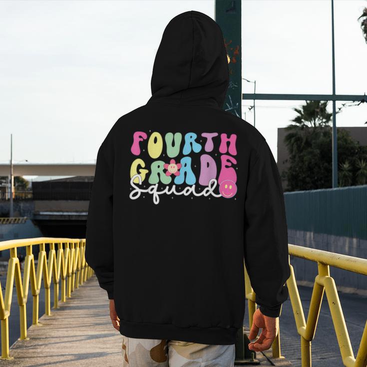 4th Grade Squad Fourth Teacher Student Team Back To School Men's Hoodie Back Print, 4th Grade Teacher Gifts, funny design 4th Grade Squad Fourth Teacher Student Team Back To School Men's Hoodie Back Print, 4th Grade Teacher Gifts, funny design