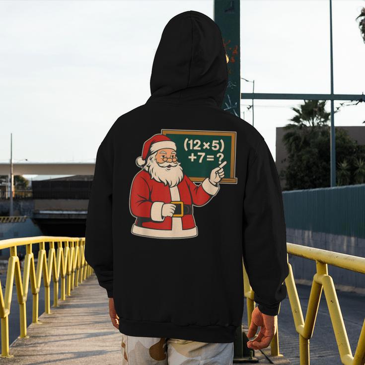 67 Teacher Christmas Santa Six Seven Meme Brainrot Math Joke Men's Hoodie Back Print, funny design 67 Teacher Christmas Santa Six Seven Meme Brainrot Math Joke Men's Hoodie Back Print, funny design