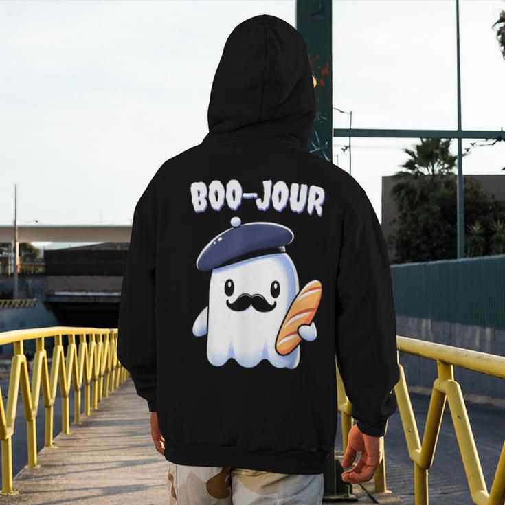 Boo Jour Ghost French Teacher Vintage Teacherlife Groovy Men's Hoodie Back Print, Groovy Teacher Gifts, funny design Boo Jour Ghost French Teacher Vintage Teacherlife Groovy Men's Hoodie Back Print, Groovy Teacher Gifts, funny design