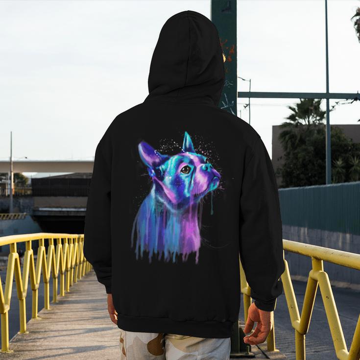 Boston Terrier Dog For a Boston Terrier Mom Men's Hoodie Back Print, Couple Gifts, Mom Gifts, Boston Terrier Mom Gifts, funny design