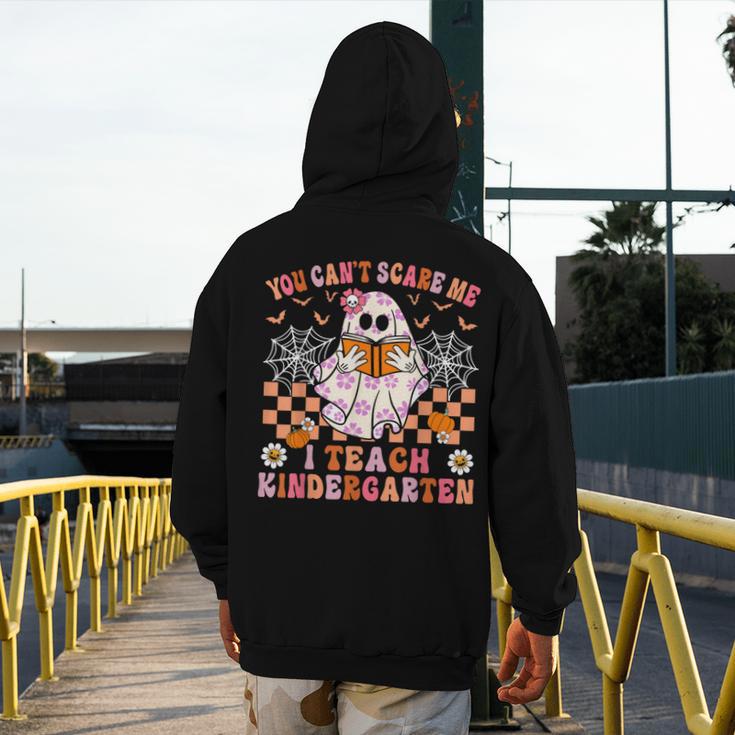 You Cant Scare Me I Teach Kindergarten Teacher Halloween Men's Hoodie Back Print, funny design You Cant Scare Me I Teach Kindergarten Teacher Halloween Men's Hoodie Back Print, funny design