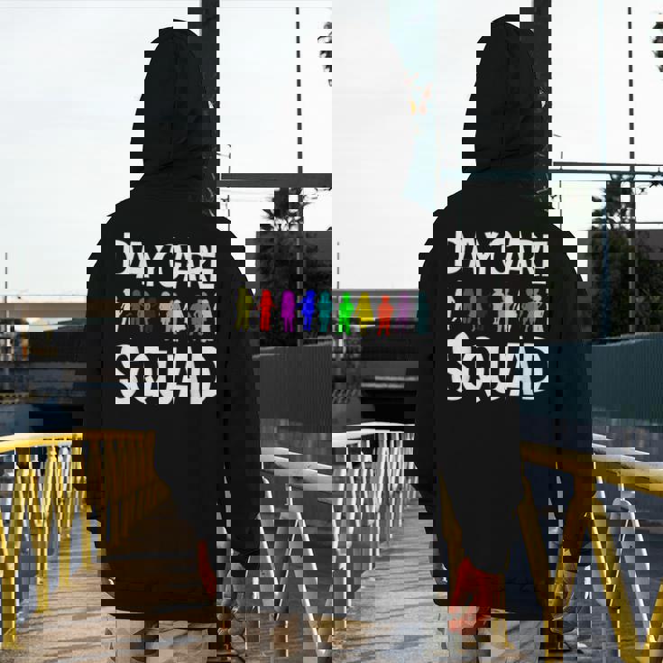 Childcare Daycare Squad Daycare Teacher Men Women Men&#x27;s Hoodie Back Print, funny design