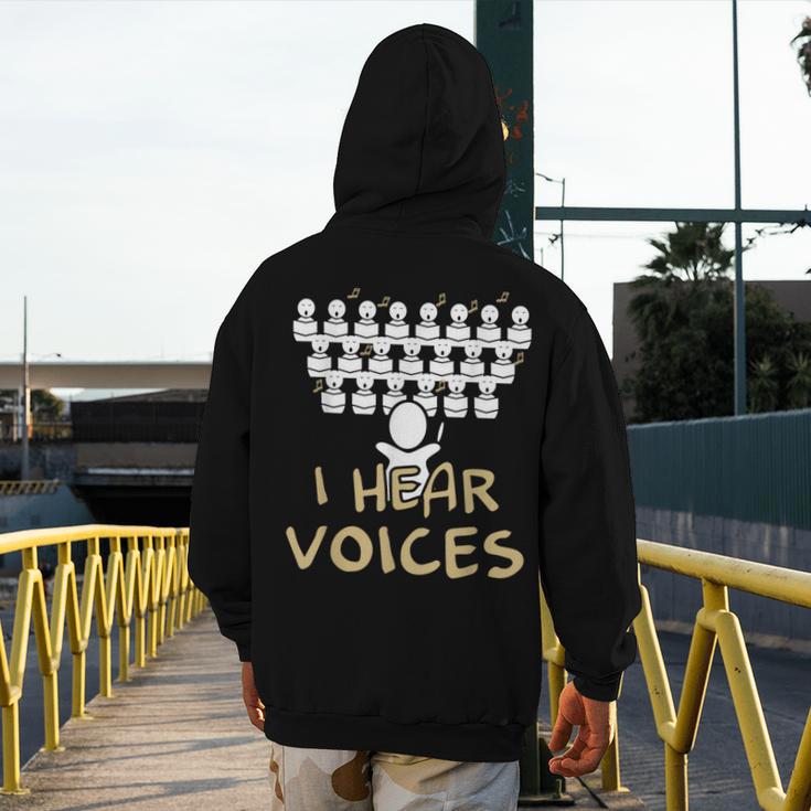 Choir Teacher Shirt I Hear Voices Chorister Tee Men's Hoodie Back Print, funny design Choir Teacher Shirt I Hear Voices Chorister Tee Men's Hoodie Back Print, funny design