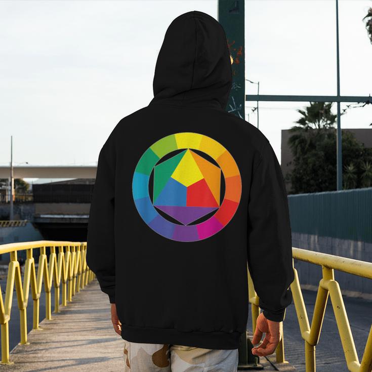 Color Wheel Palette Shirt Artist Painter Art Teacher Tshirt Men's Hoodie Back Print, funny design Color Wheel Palette Shirt Artist Painter Art Teacher Tshirt Men's Hoodie Back Print, funny design