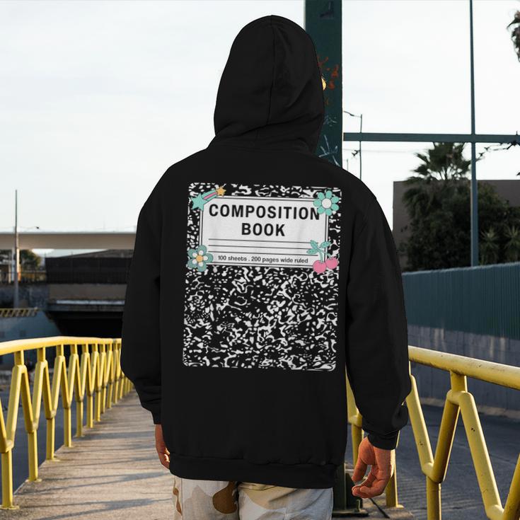 Composition Book Notebook Teachers Matching Group Halloween Men's Hoodie Back Print, funny design Composition Book Notebook Teachers Matching Group Halloween Men's Hoodie Back Print, funny design